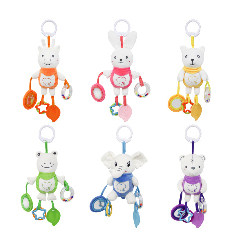 Soft Stuffed Animal Baby Rattl - Travel Accessories Toddler のレビューと価格