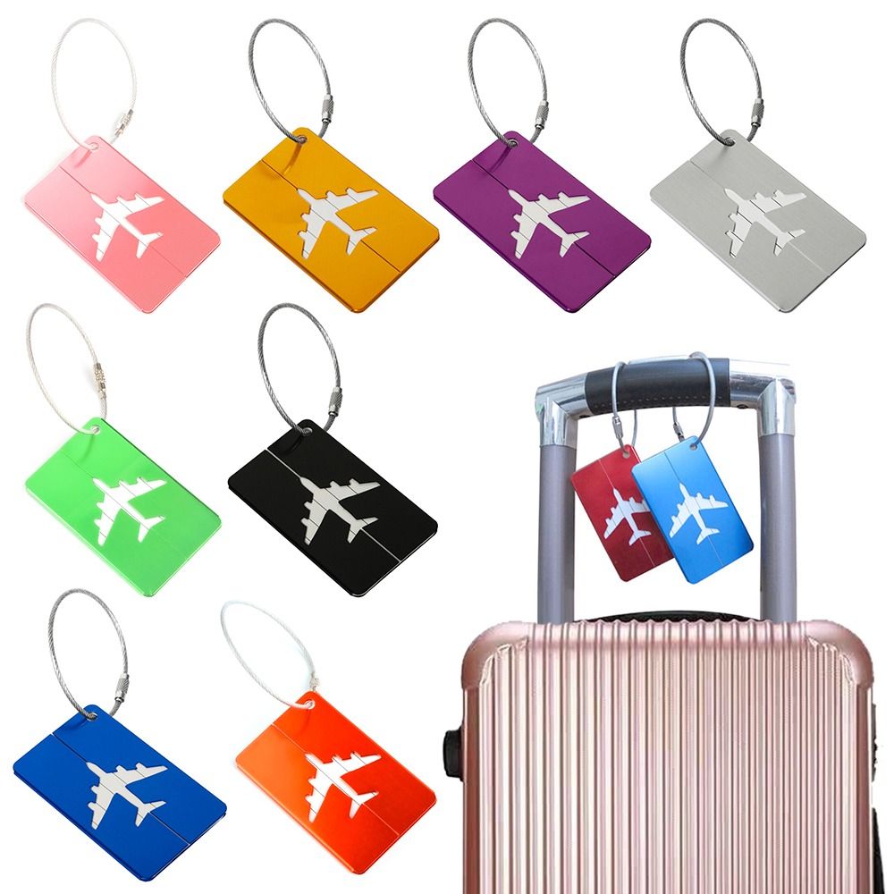 Aluminium Travel Luggage Tags  - Travel Accessories Logo のレビューと価格