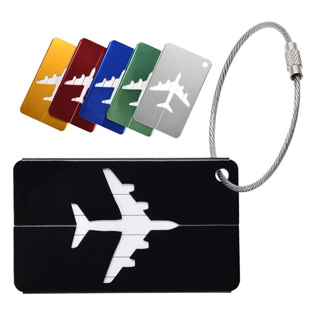 Aluminium Travel Luggage Tags  - Travel Accessories Logo のレビューと価格