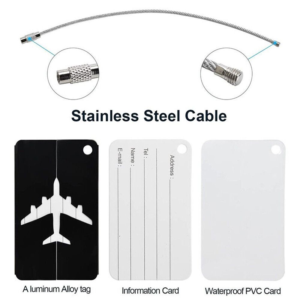 Aluminium Travel Luggage Tags  - Travel Accessories Logo のレビューと価格