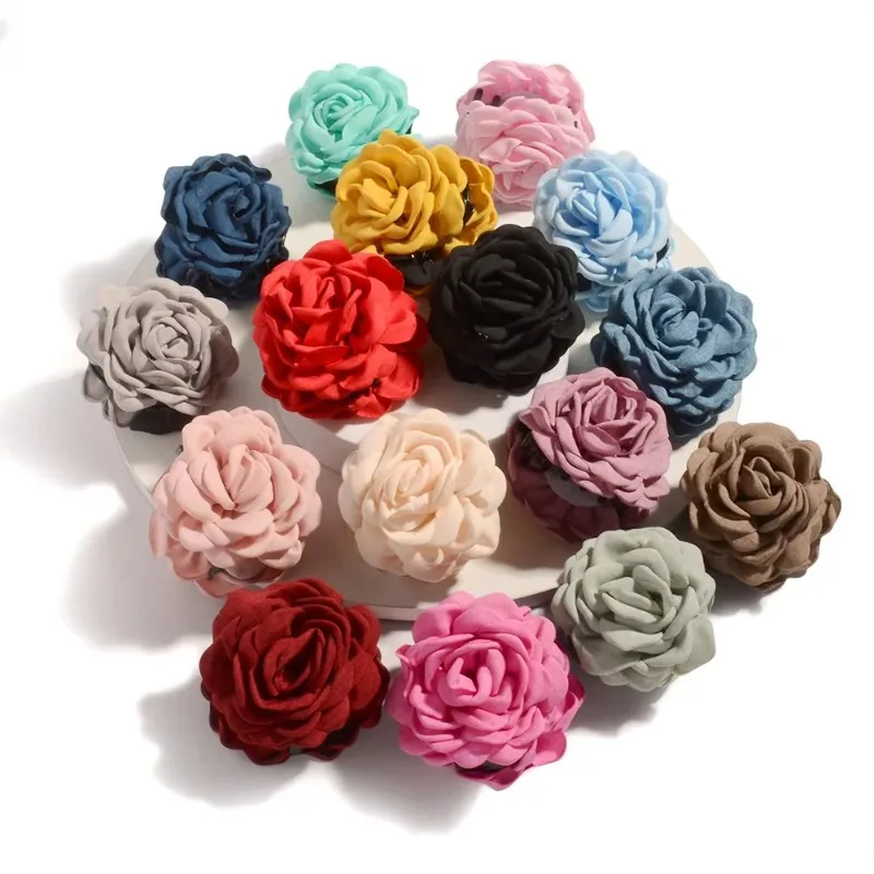 French Fabric Rose Flower Hair - Travel Accessories For Girls のレビューと価格