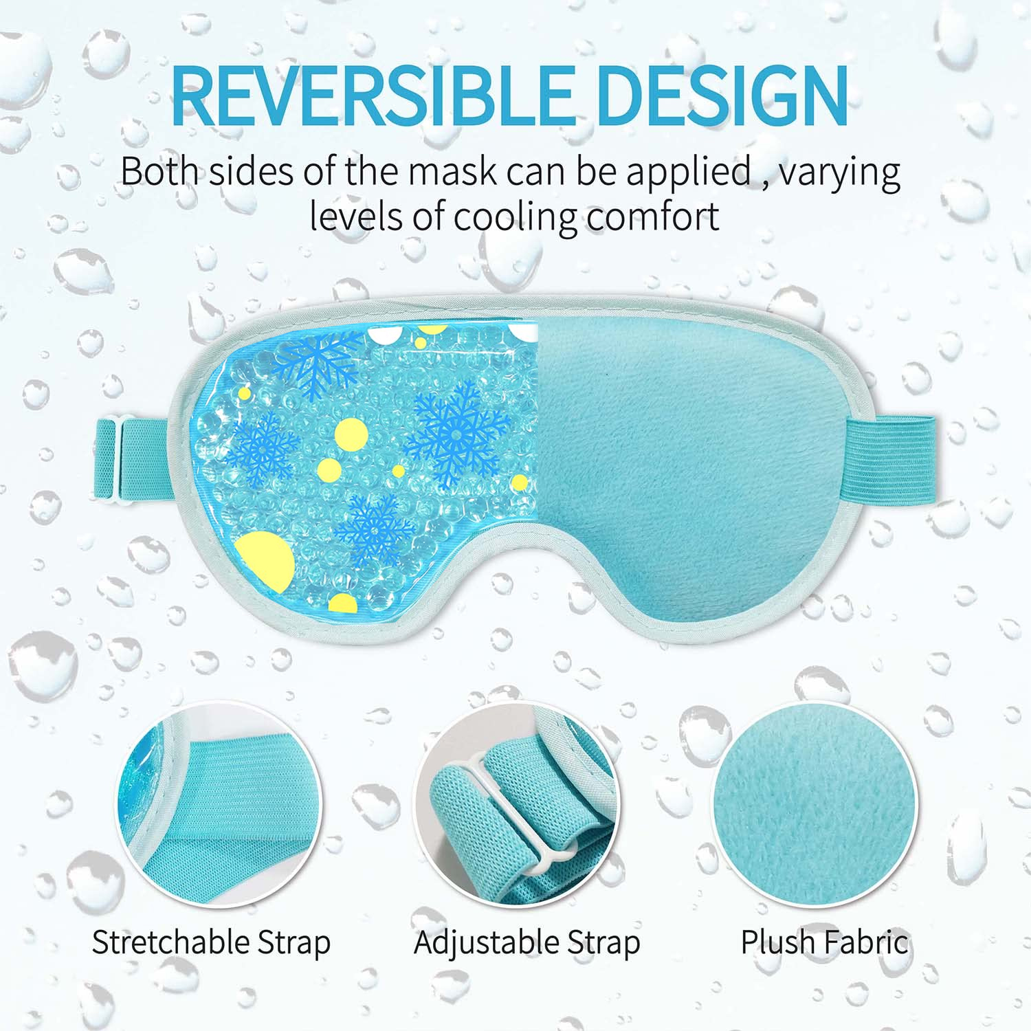 Cooling Eye Mask with Gel Bead - Travel Accessories Eye Mask のレビューと価格