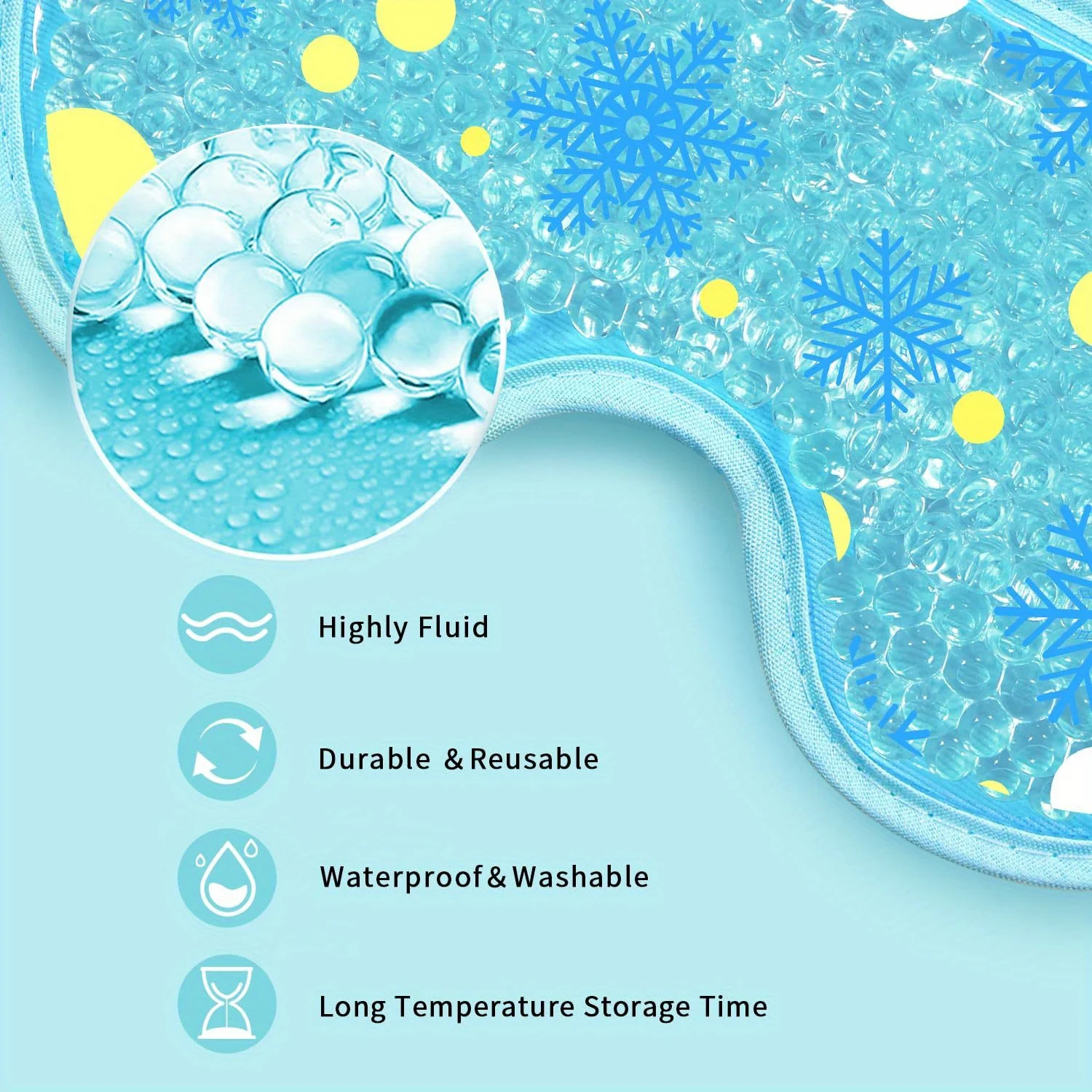 Cooling Eye Mask with Gel Bead - Travel Accessories Eye Mask のレビューと価格
