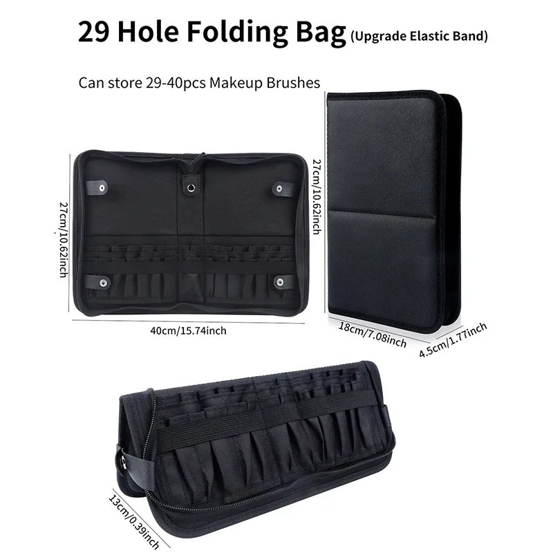 29/23 Holes Foldable Makeup Br - Travel Z のレビューと価格
