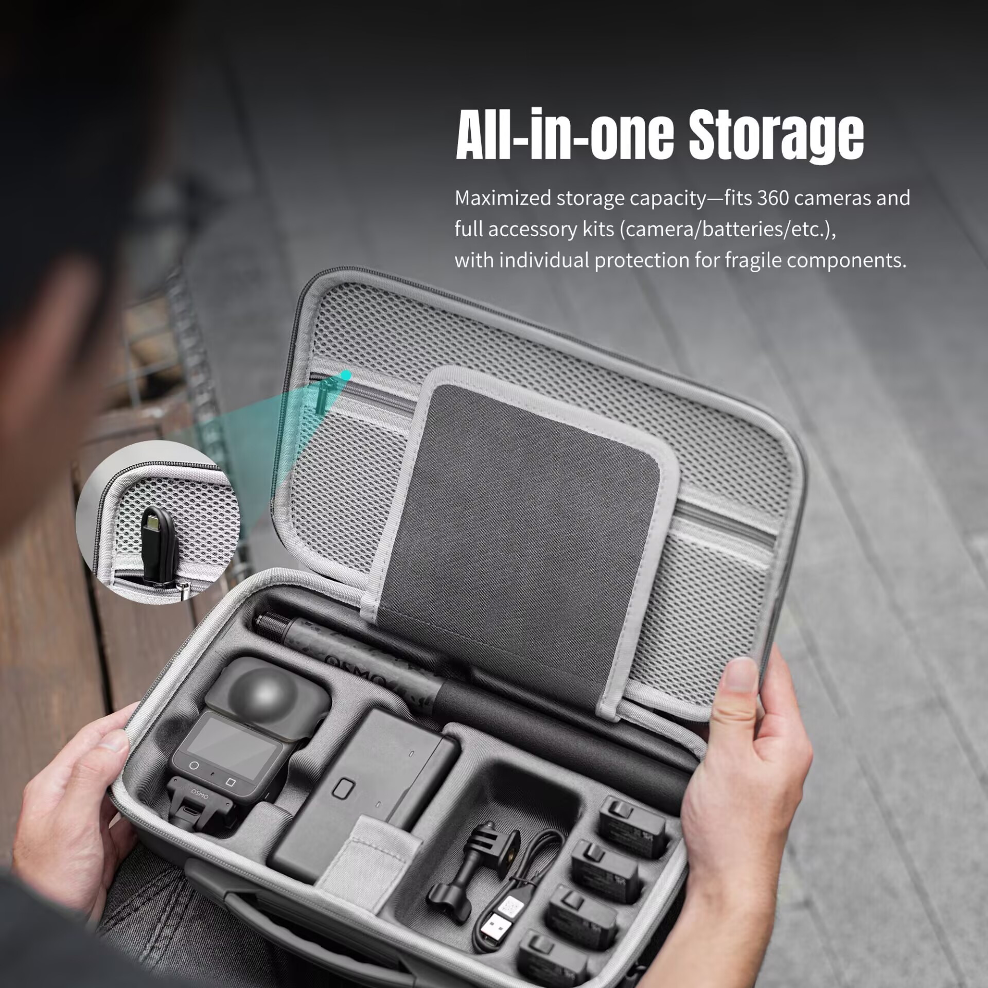 STARTRC Storage Bag for DJI OS - Travel Accessories Gadget のレビューと価格