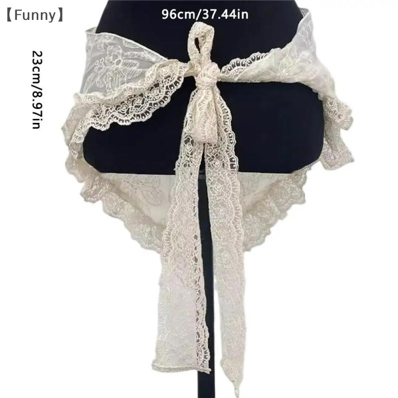 〔Funny〕Summer Lace Bandana Sca - Travel Accessories For Girls のレビューと価格