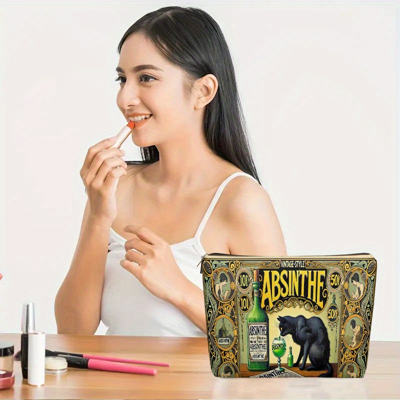 1 Piece, Black Cat and Absinth - Travel Accessories Pouch のレビューと価格