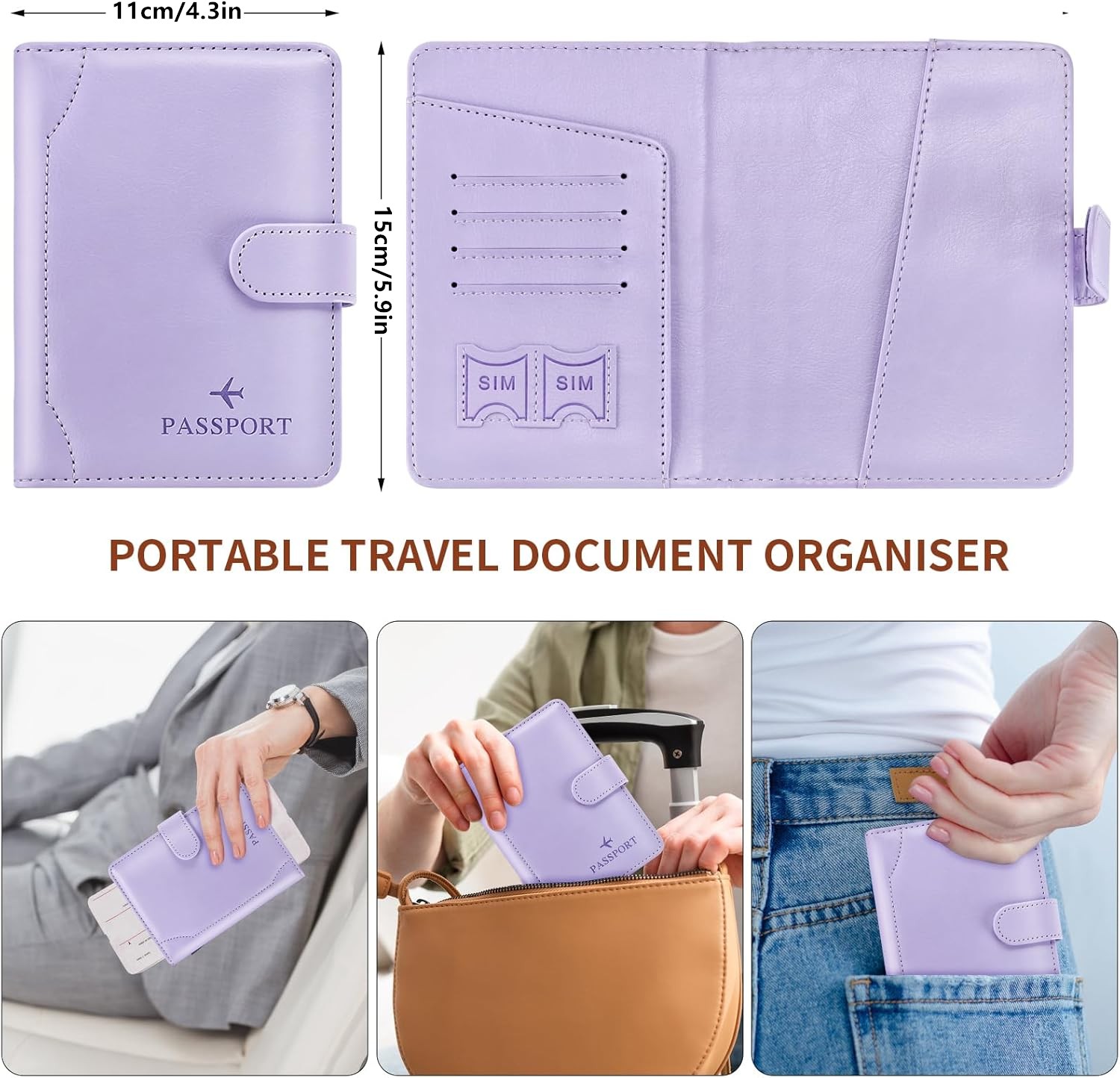 Passport Holder for Travel Cru - Travel Accessories Essentials のレビューと価格