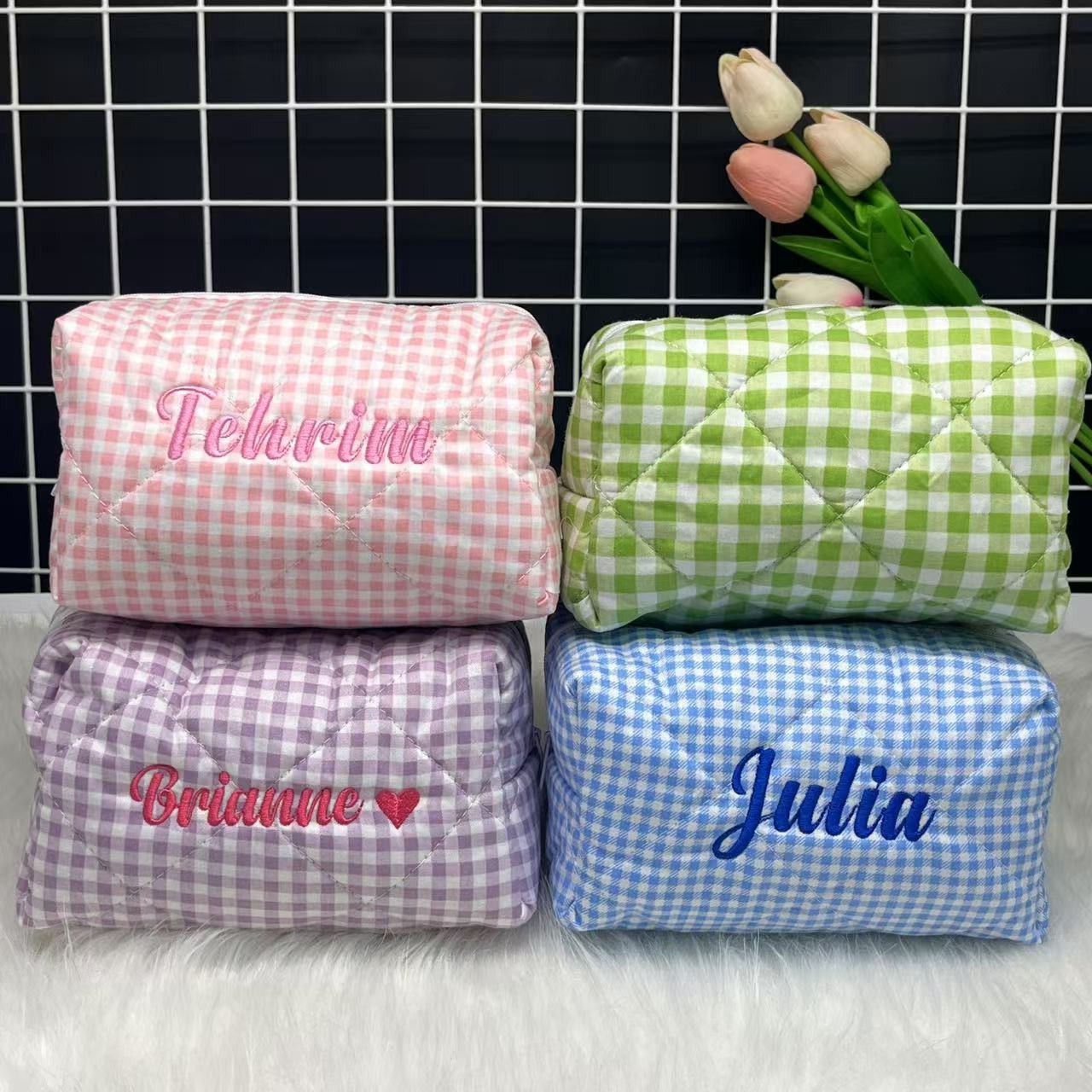 Large Capacity Striped Cosmeti - Travel Accessories Logo のレビューと価格